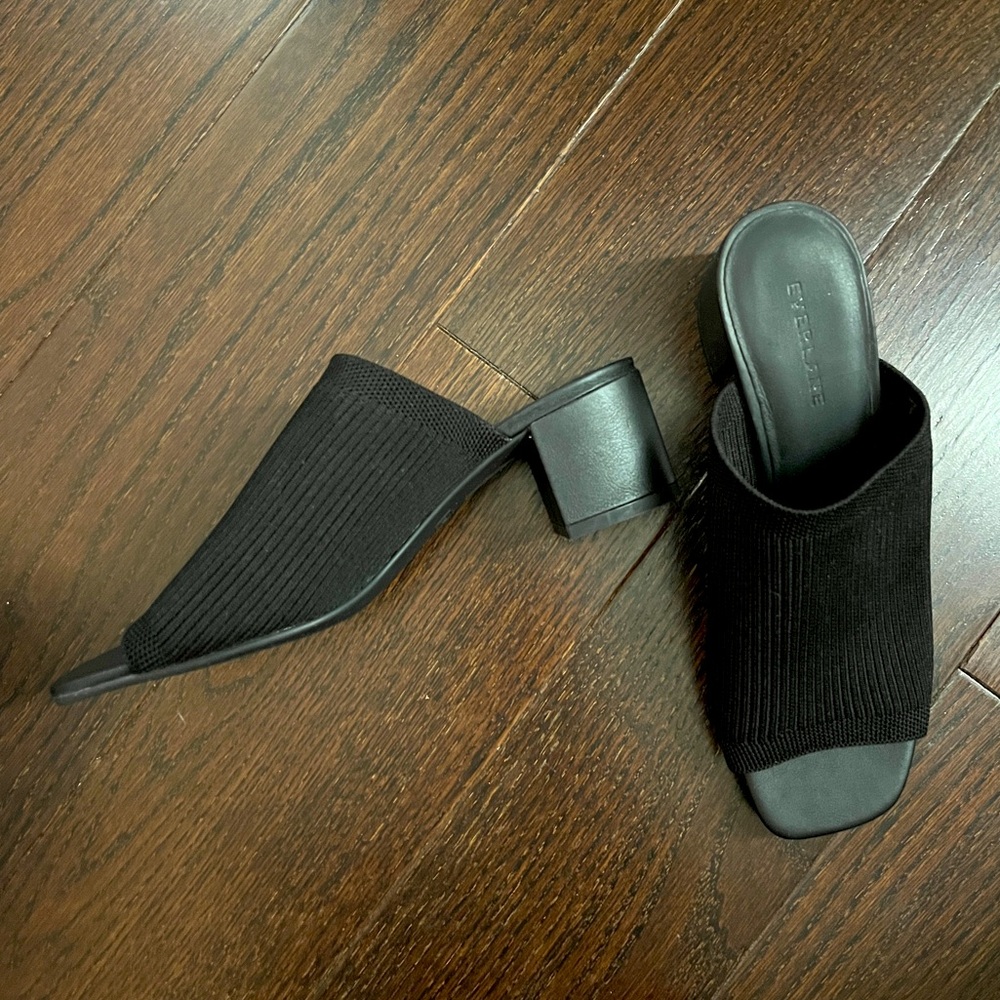 NWOB Everlane The Glove Mule in ReKnit - Black (Women’s Size 7)
